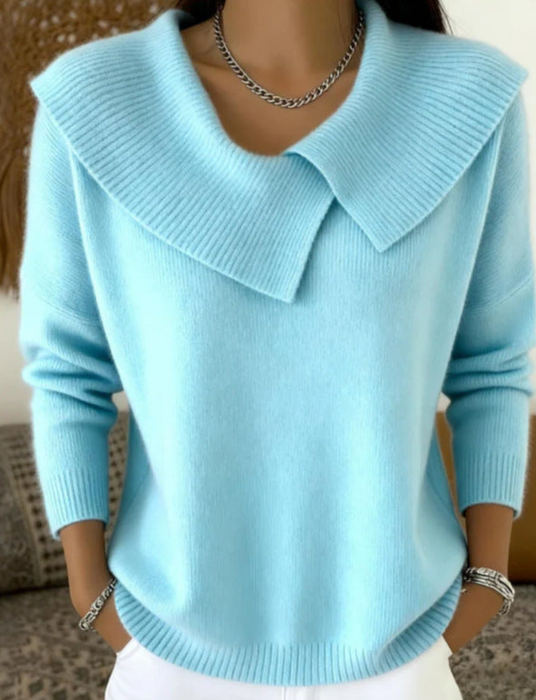 Versatile knitted sweater
