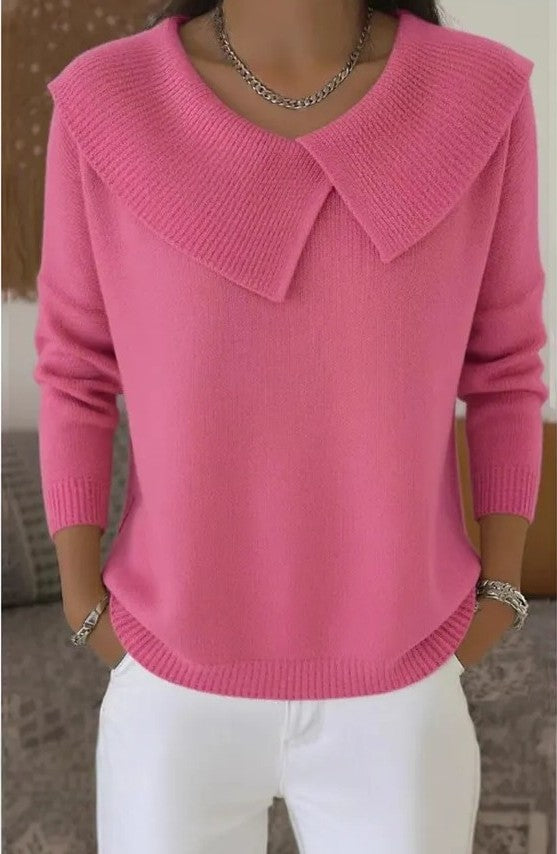 Versatile knitted sweater