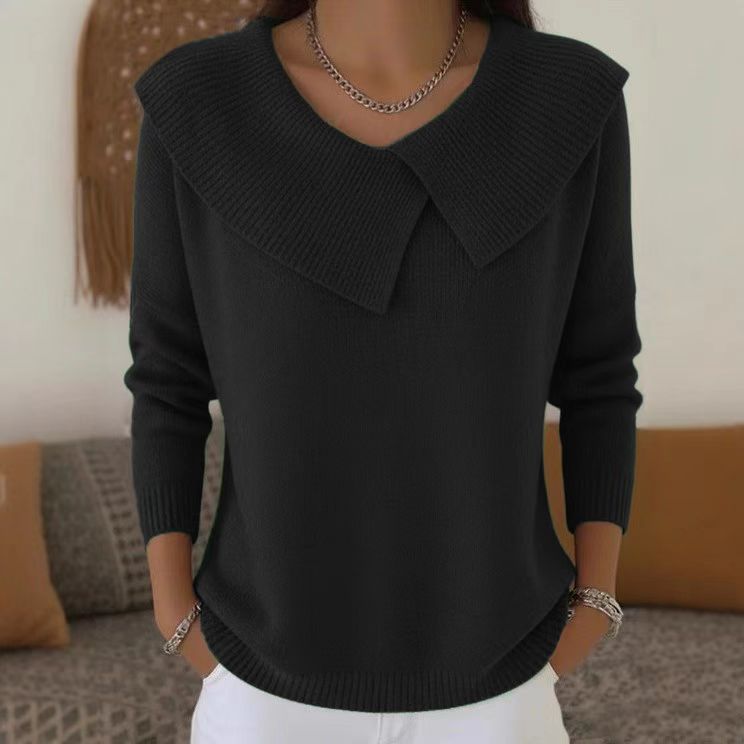 Versatile knitted sweater