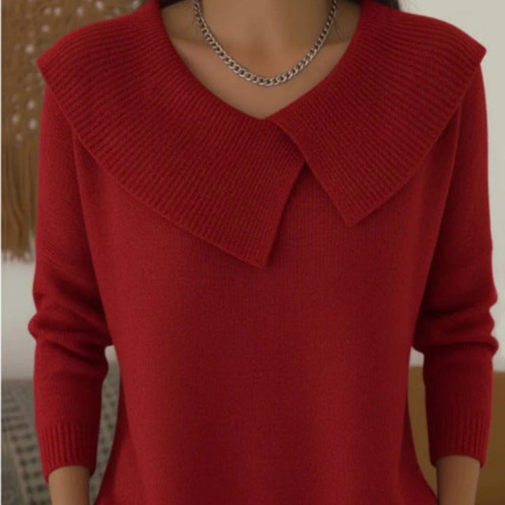 Versatile knitted sweater