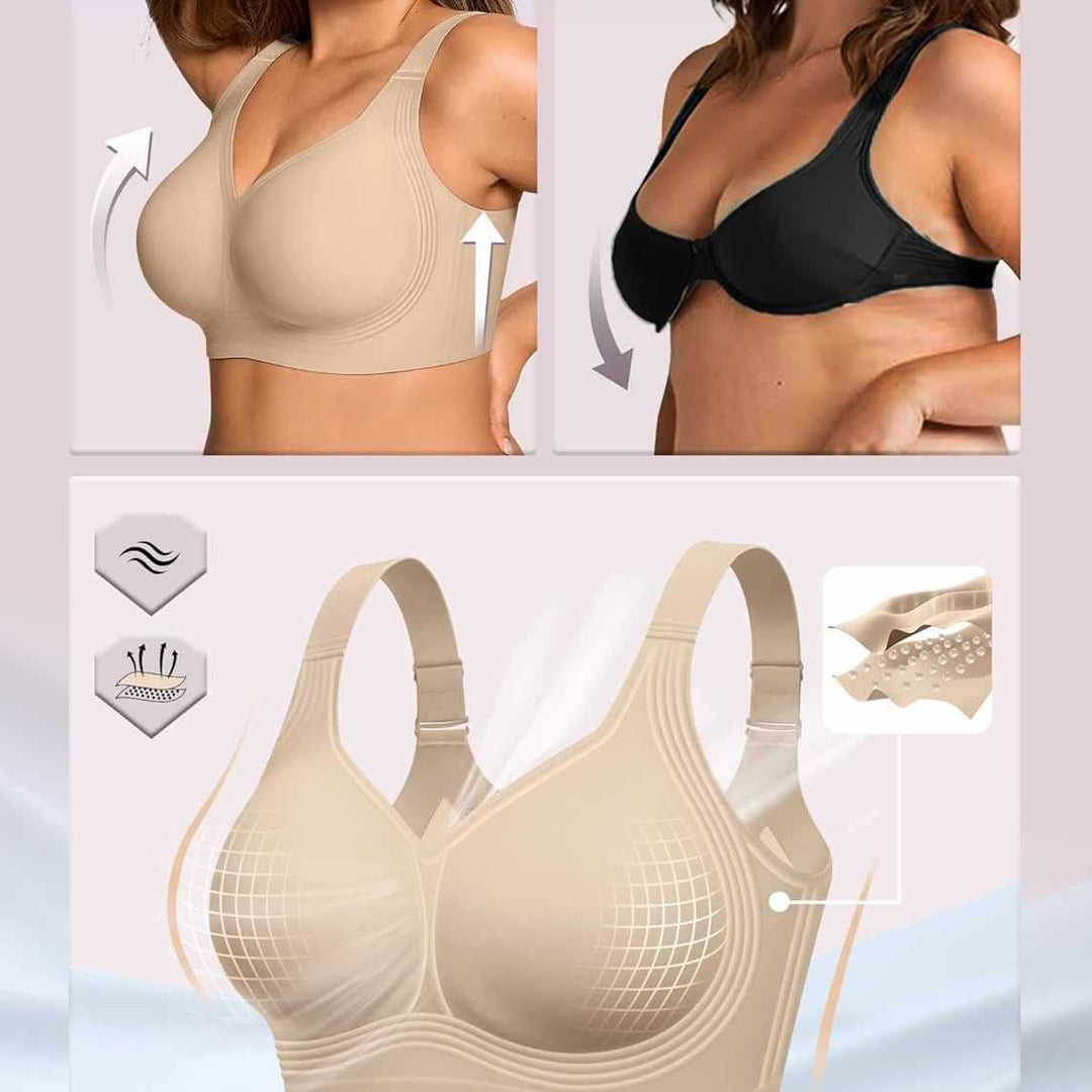 Seamless support bra