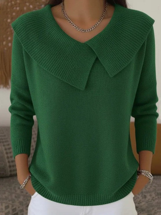 Versatile knitted sweater