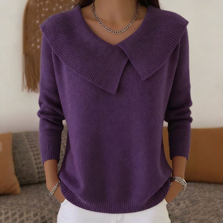 Versatile knitted sweater