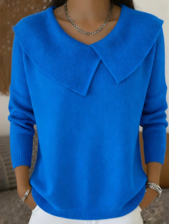 Versatile knitted sweater
