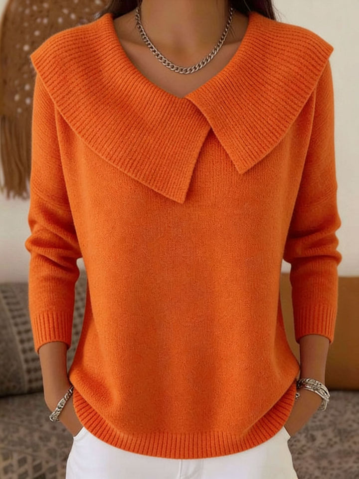 Versatile knitted sweater
