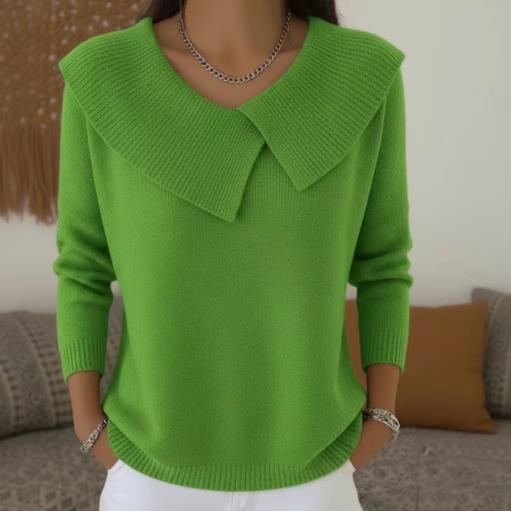Versatile knitted sweater